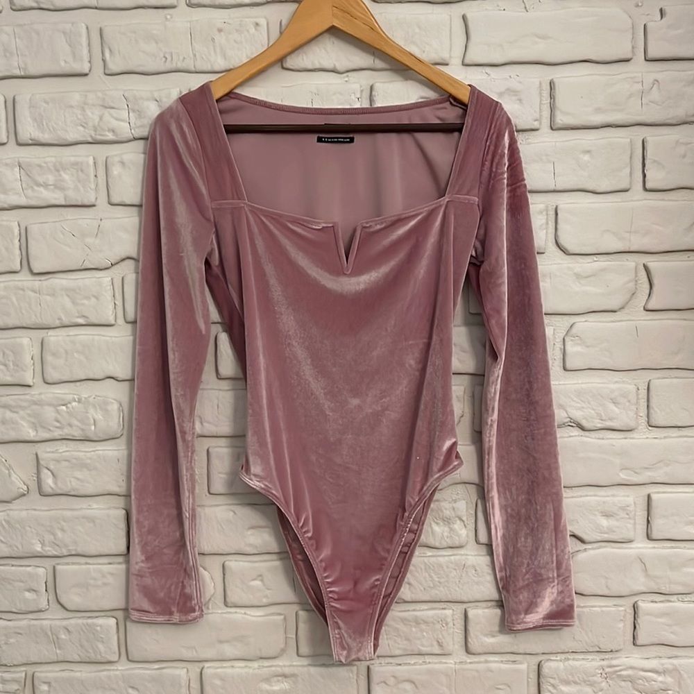 Urban Outfitters Out From Under velvet bodysuit size medium